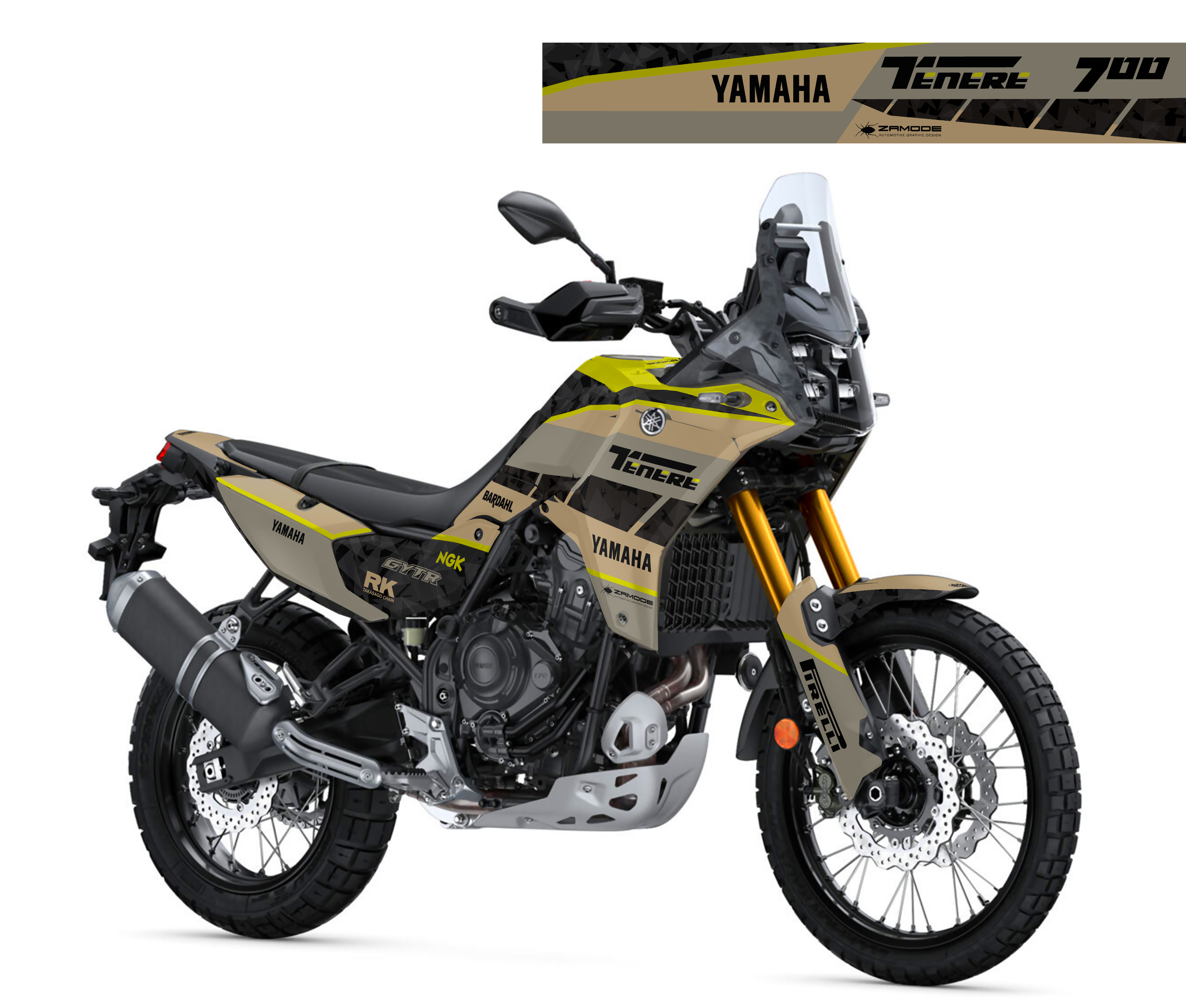 kit grafiche Yamaha Tenere 700 2025 Militare