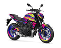 kit grafiche per mt 07 2021 - 2024 magenta giallo - Zamode