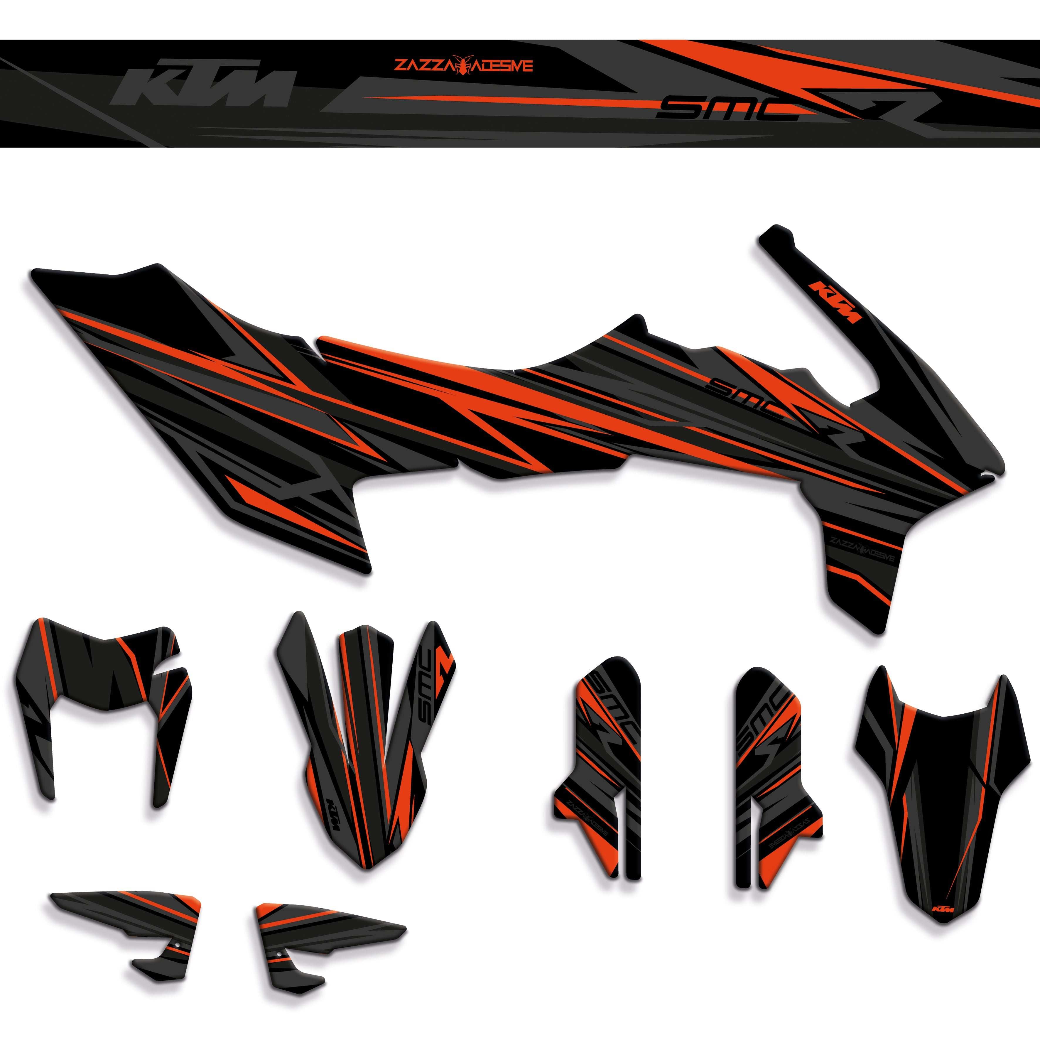 kit grafiche KTM SMC-R 690 zad 2019 - 2024