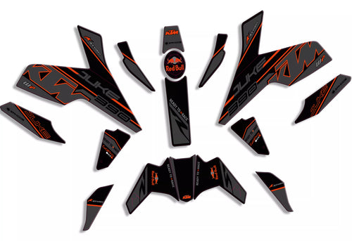 graphic kit for ktm duke 125 / 390 Artemis Black