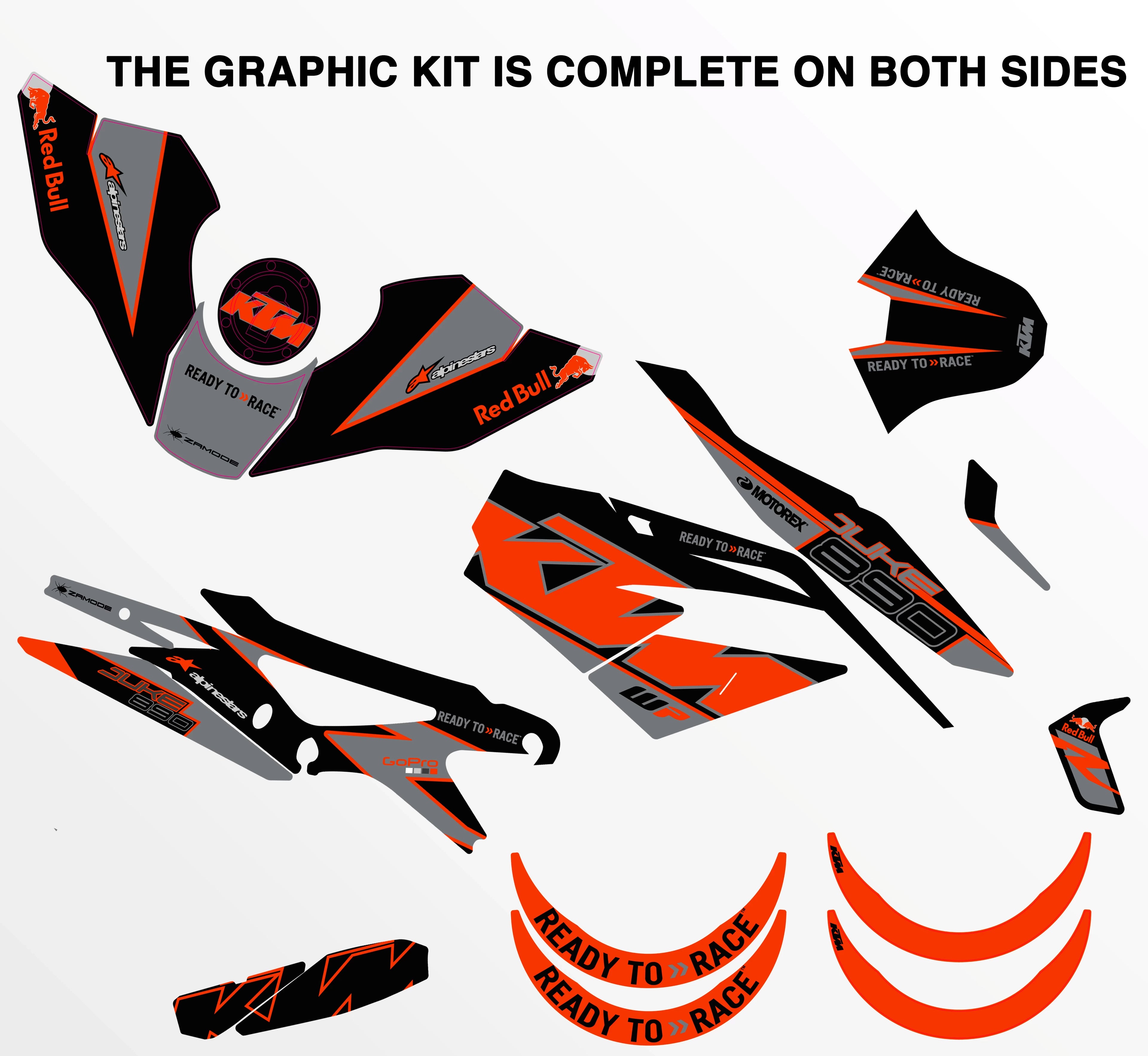 kit grafiche per ktm duke 890 orion
