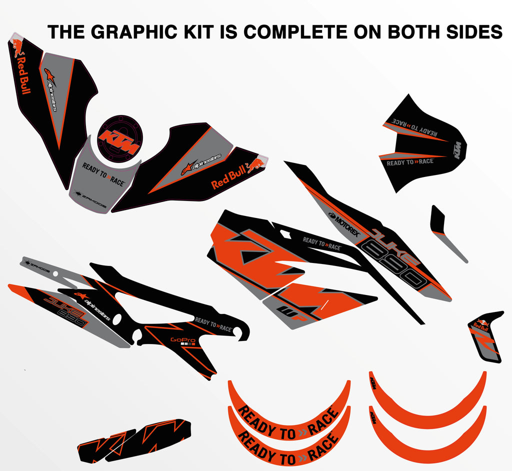 graphic kit for ktm duke 890 orion