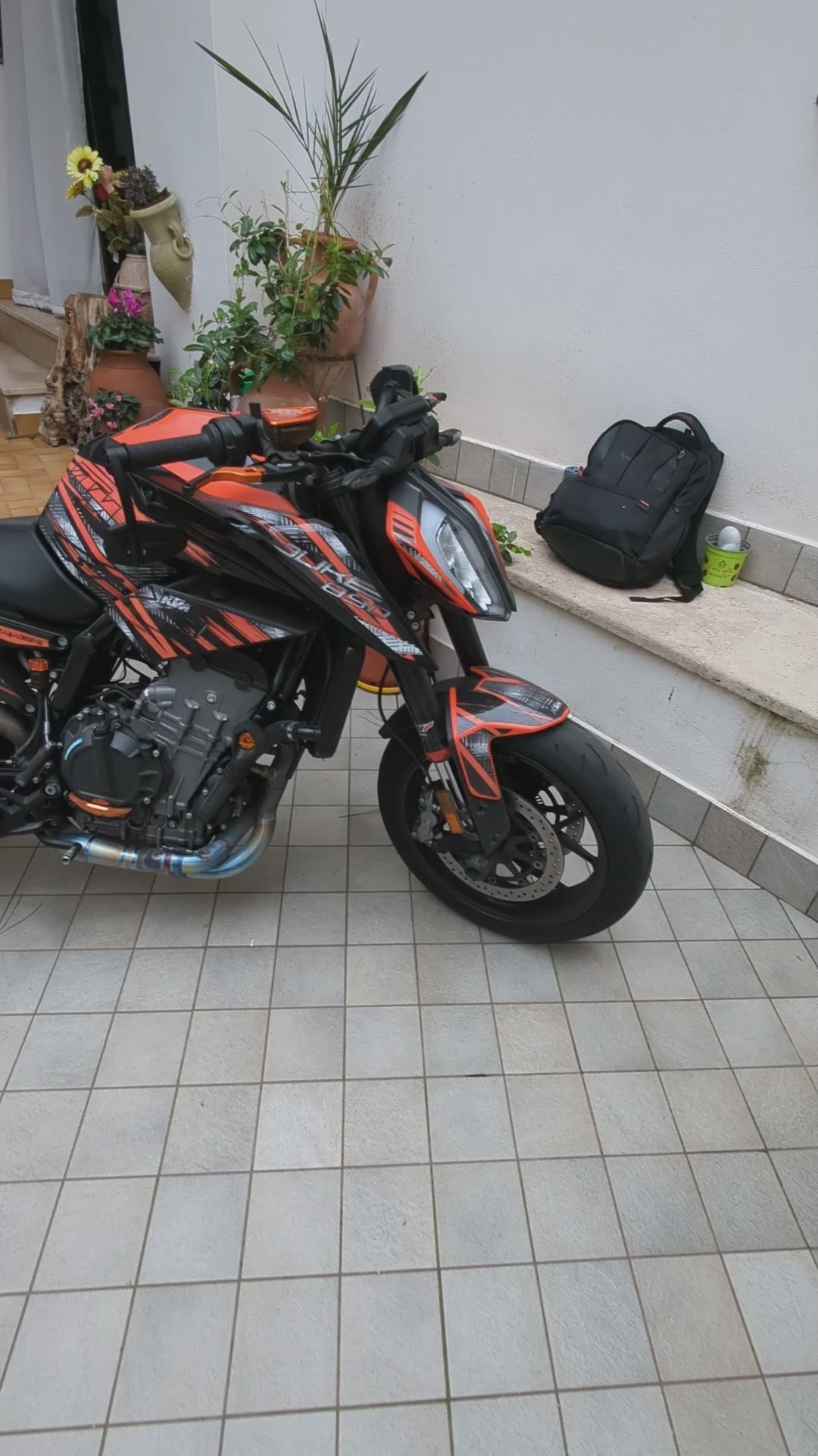 kit grafiche per ktm duke 790  / 890 Rb blu arancio