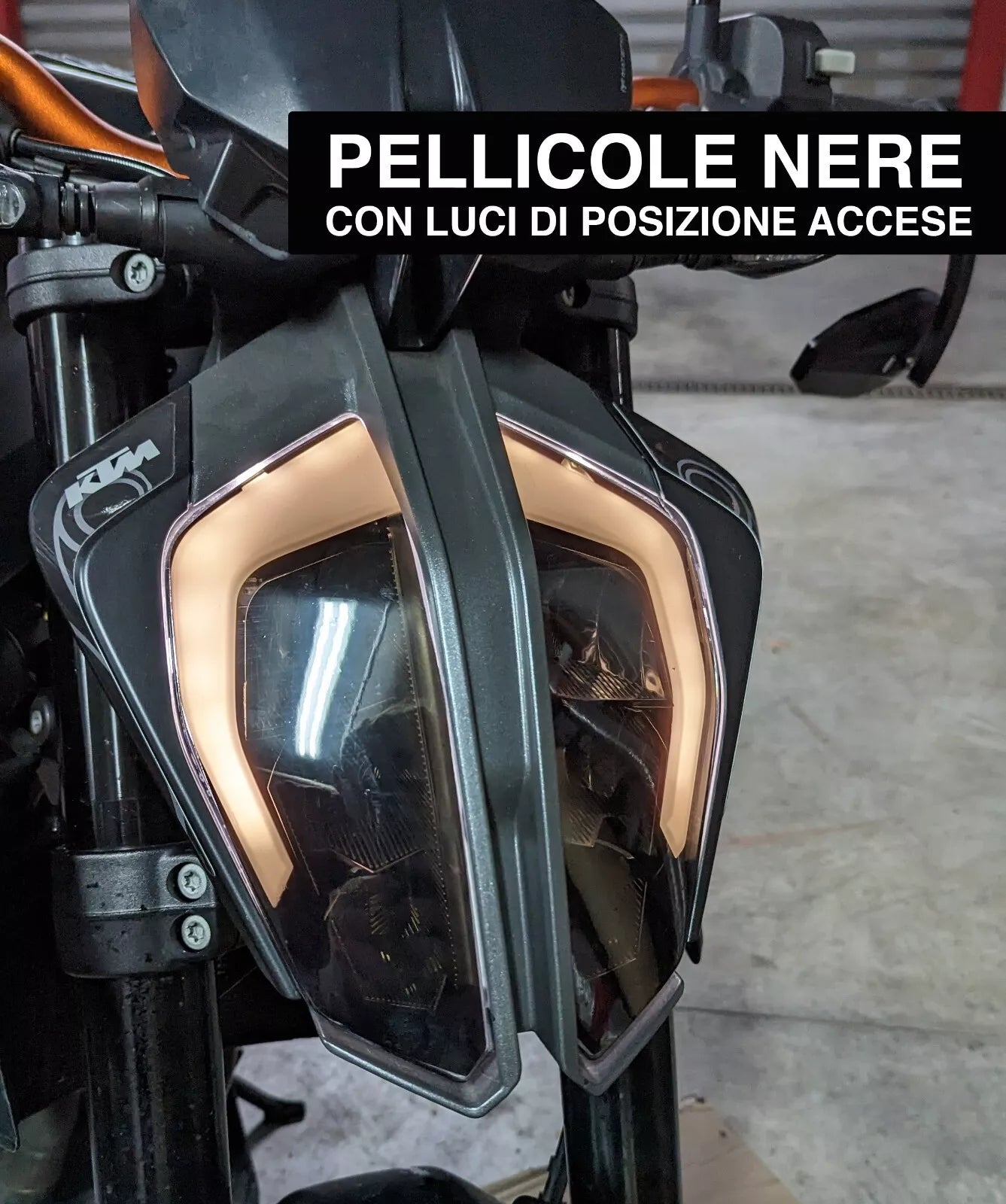 pellicole Oscuranti fanali fari per ktm duke 125 390