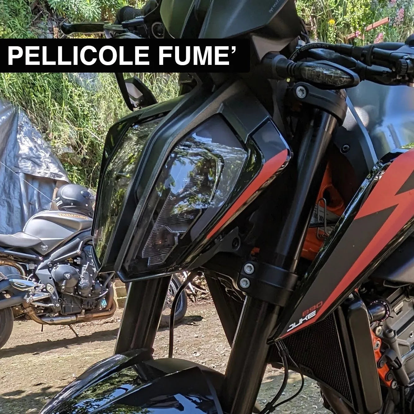 pellicole Oscuranti fanali fari per ktm duke 125 390