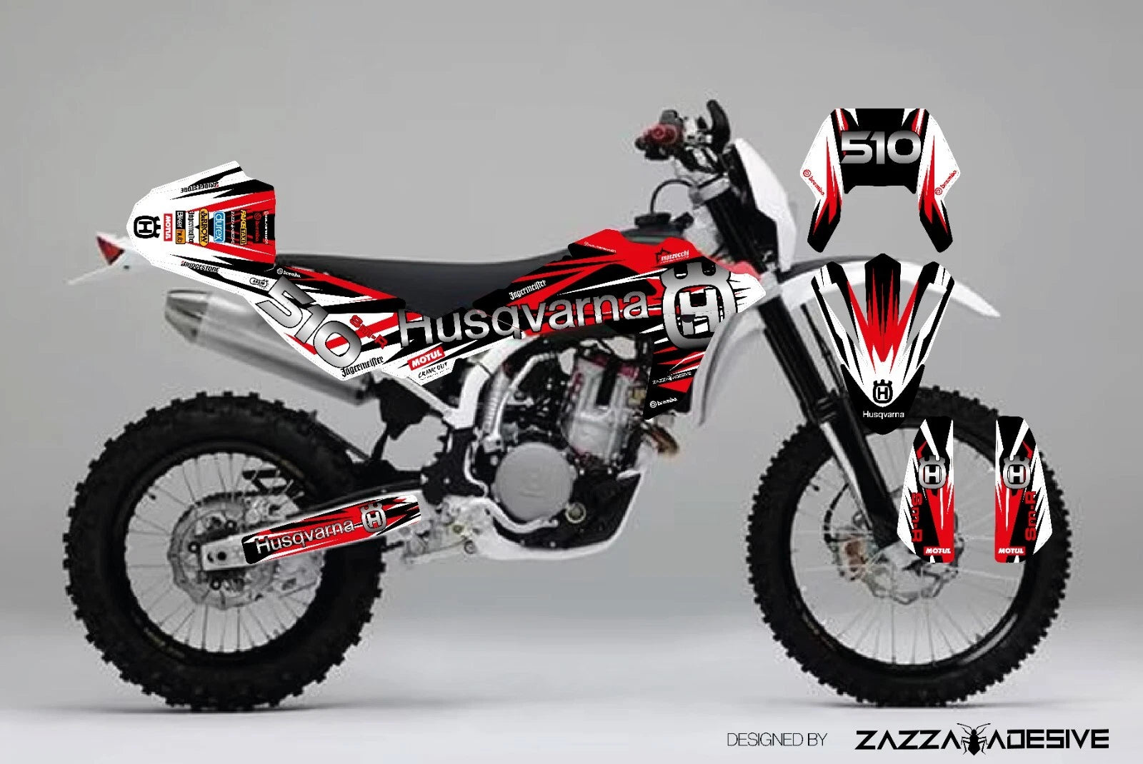 kit grafiche per Husqvarna TE SM SMR 450 510 2005 - 2007