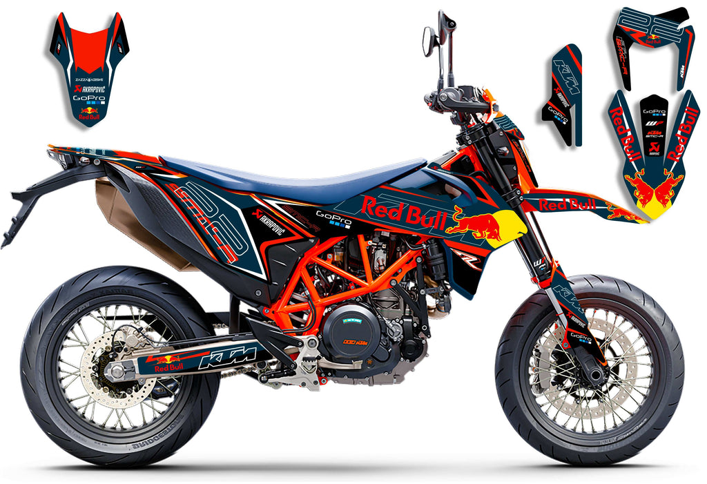 kit grafiche KTM SMC-R 690 Rb blu 2019 - 2024
