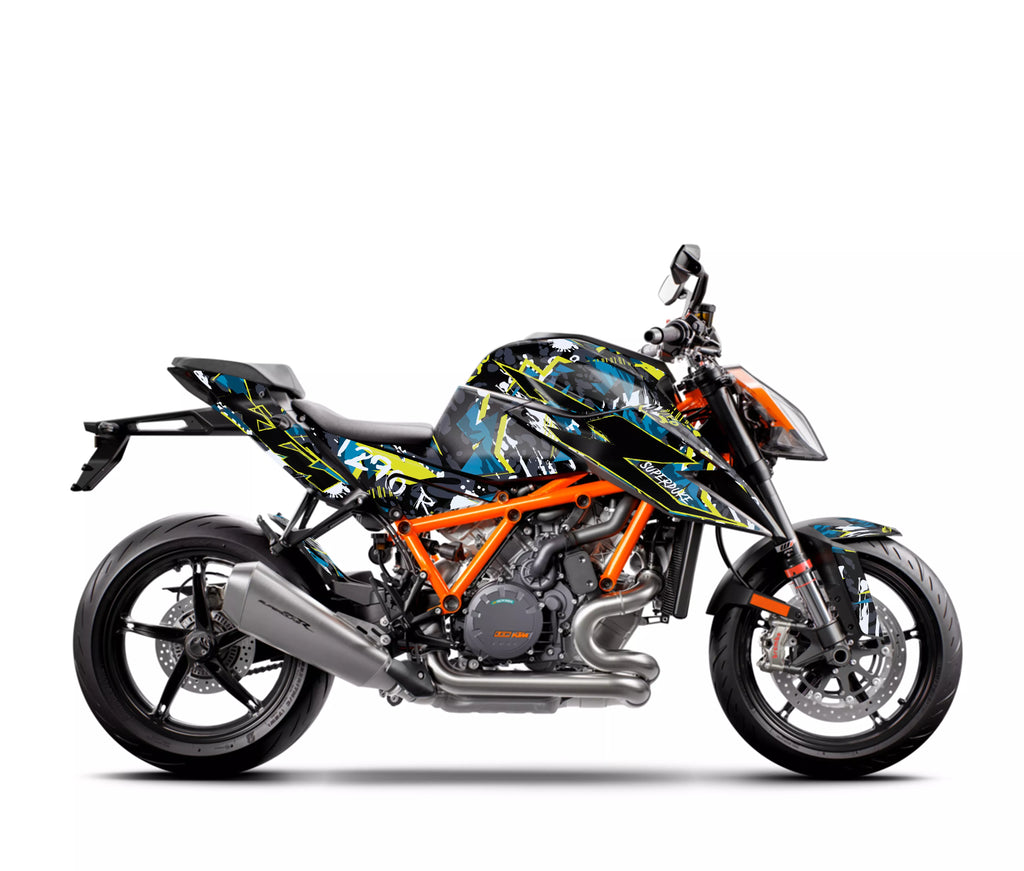 kit grafiche KTM superduke 1290 r URBAN YELLOW