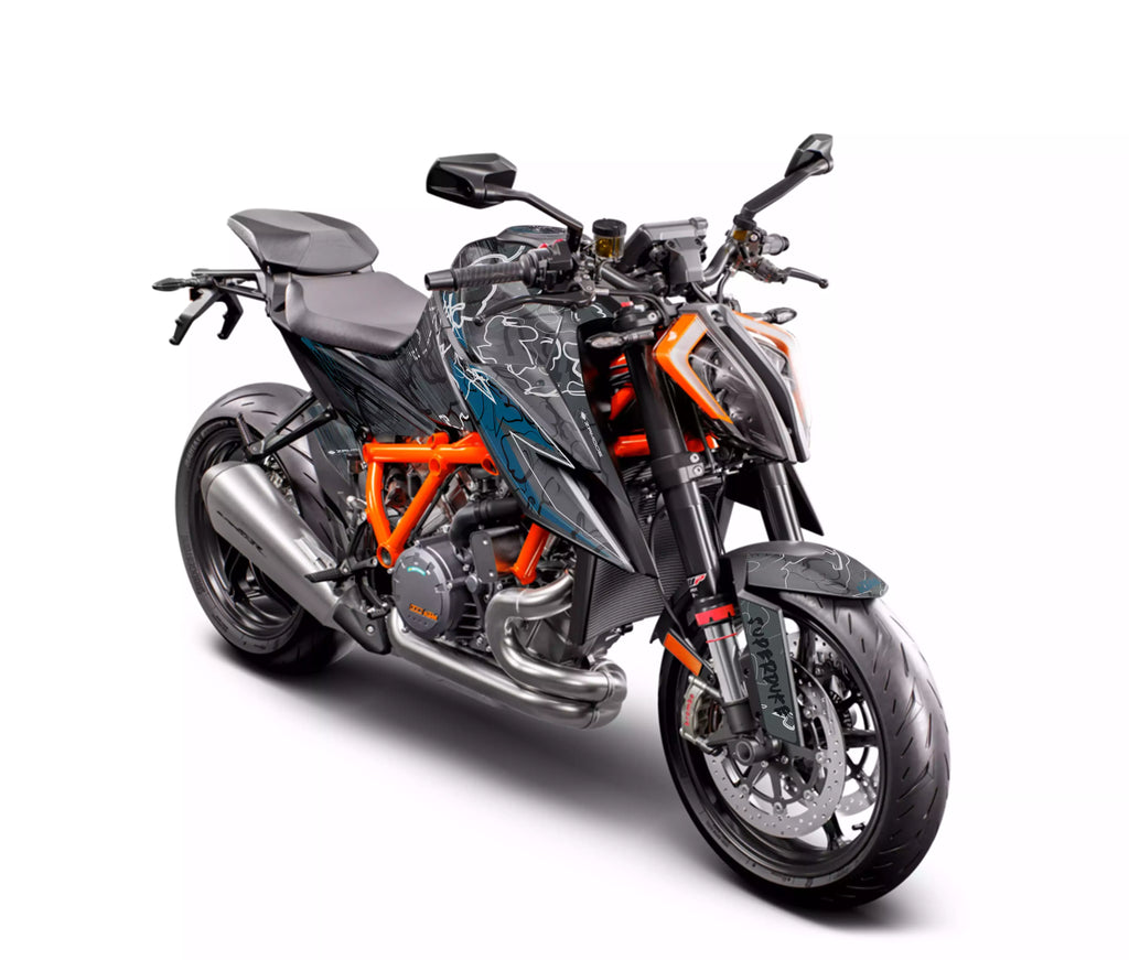 kit grafiche superduke 1290 r crazy gray