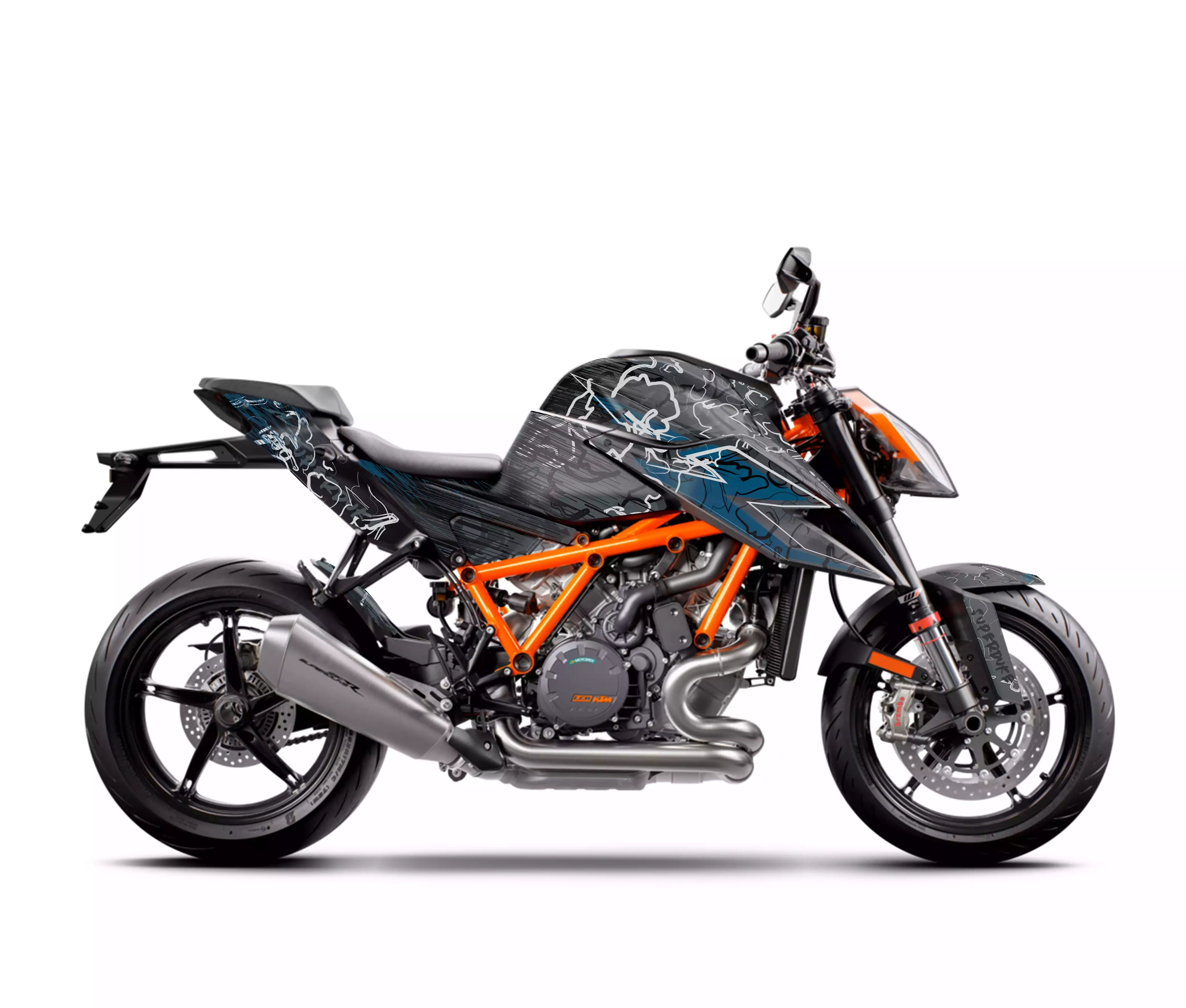 kit grafiche superduke 1290 r crazy gray