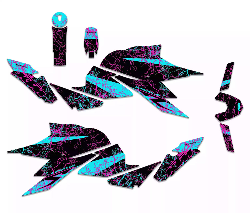 superduke 1290 r violet roots graphics kit