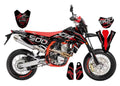 kit grafiche per Swm SM 500 R rossa crazy - Zamode