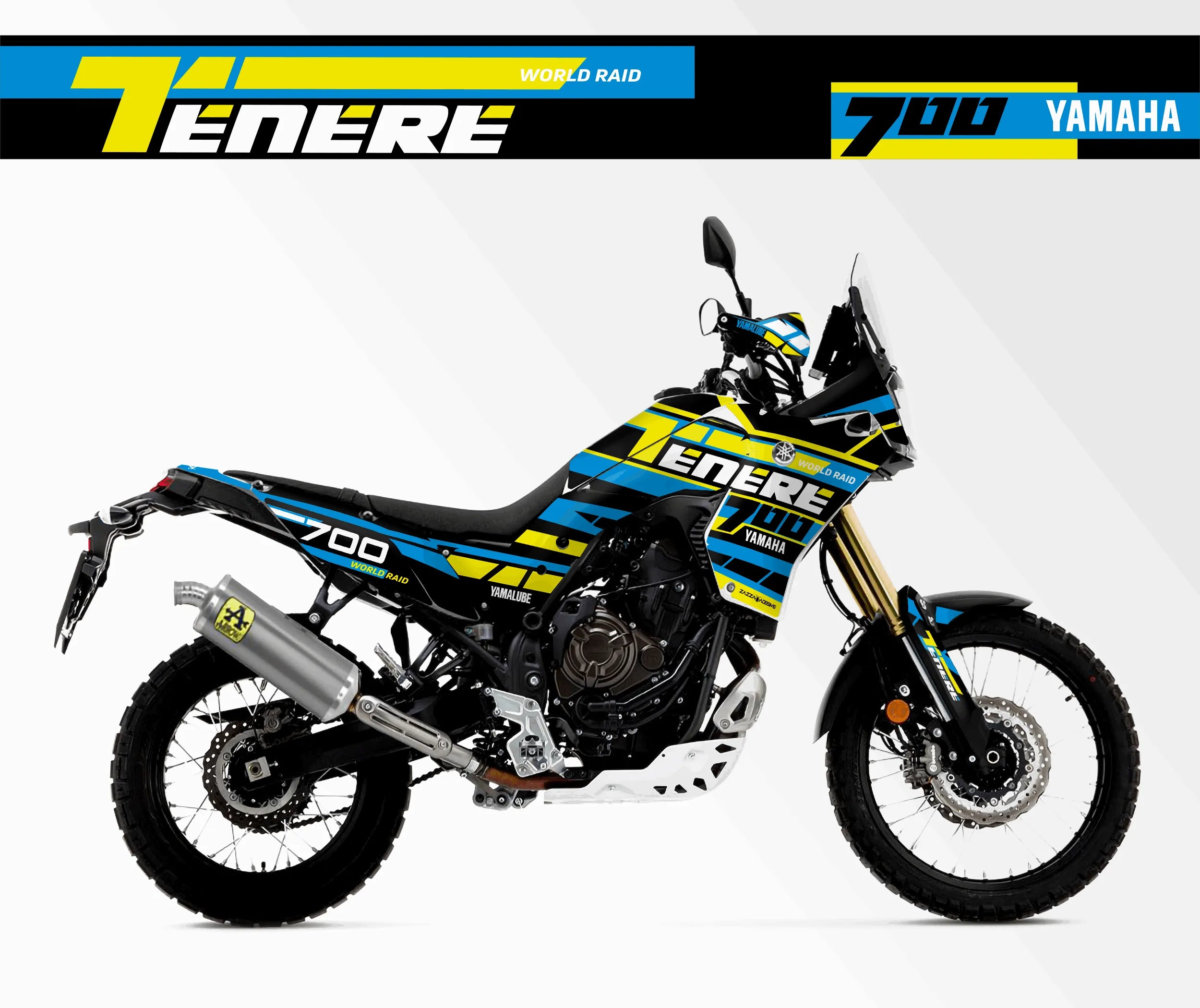kit grafiche Yamaha Tenere 700 AZZURRO GIALLO