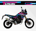 kit grafiche Yamaha Tenere 700 AZZURRO MAGENTA