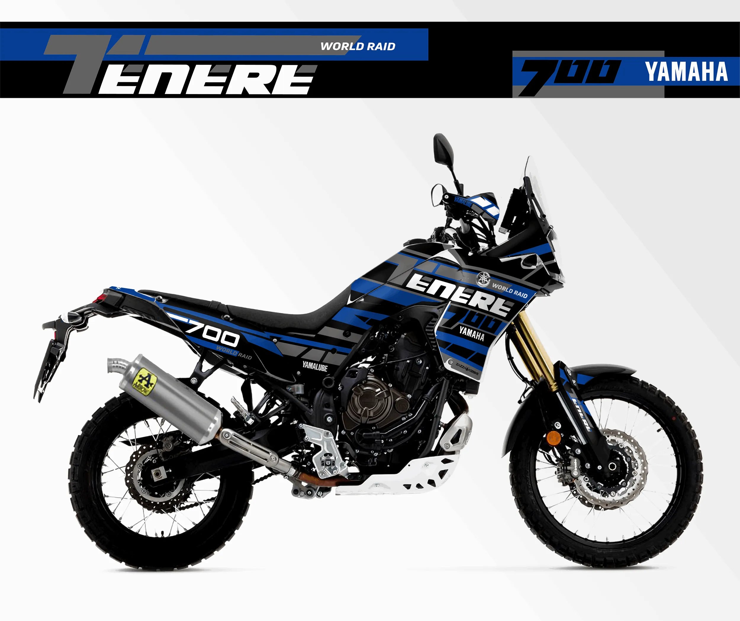 kit grafiche Yamaha Tenere 700 BLU NERO