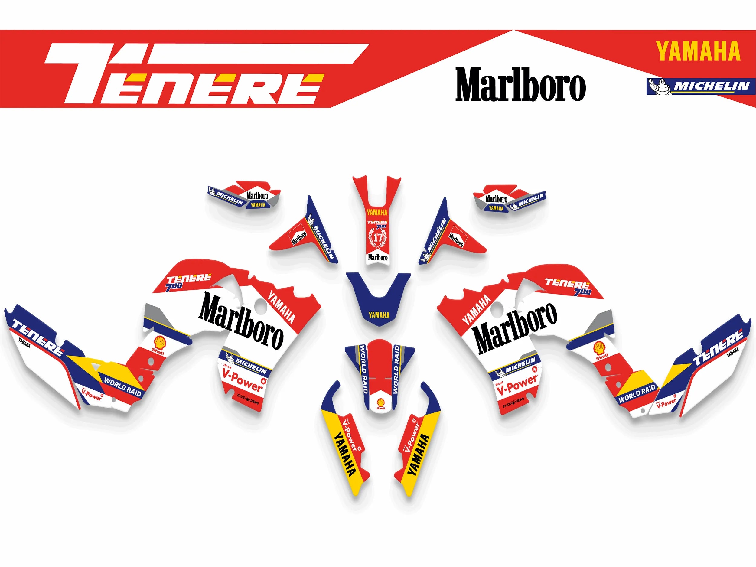 kit grafiche Yamaha Tenere 700 2022-2024