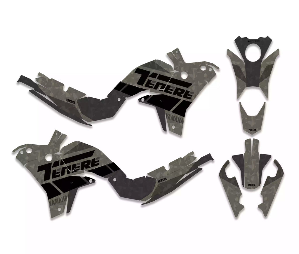 Yamaha Tenere 700 2025 Camo Graphics Kit